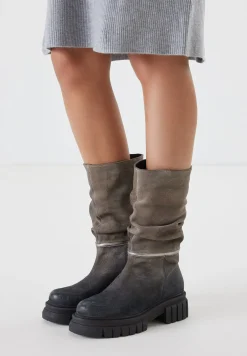 Vrouw Lazamani Boots-Dames Biker Boots 85.619 Fango