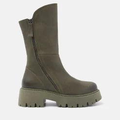 Vrouw Lazamani Biker Boots-Dames Biker Boots 67.056 Green