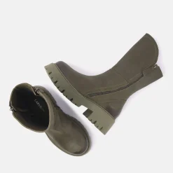 Vrouw Lazamani Boots-Dames Biker Boots 67.056 Green