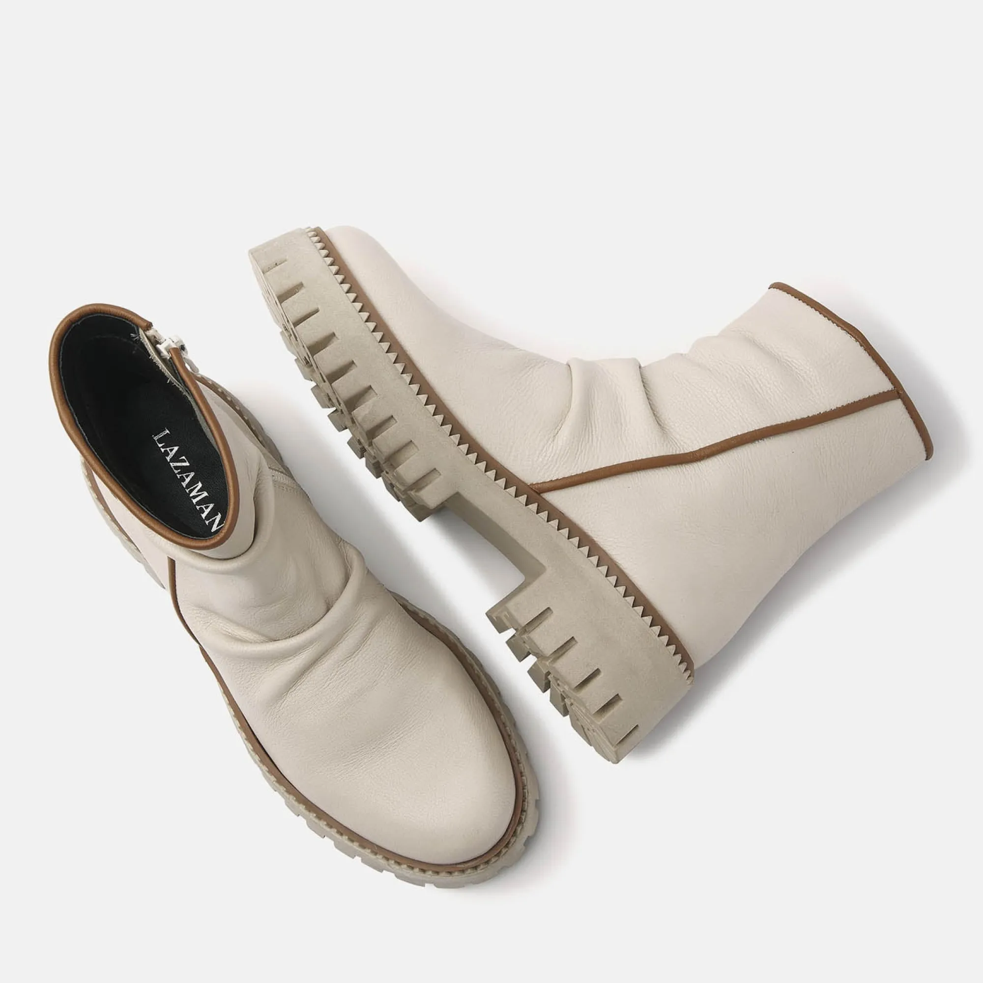 Vrouw Lazamani Boots-Dames Boots 85.614 Off-White