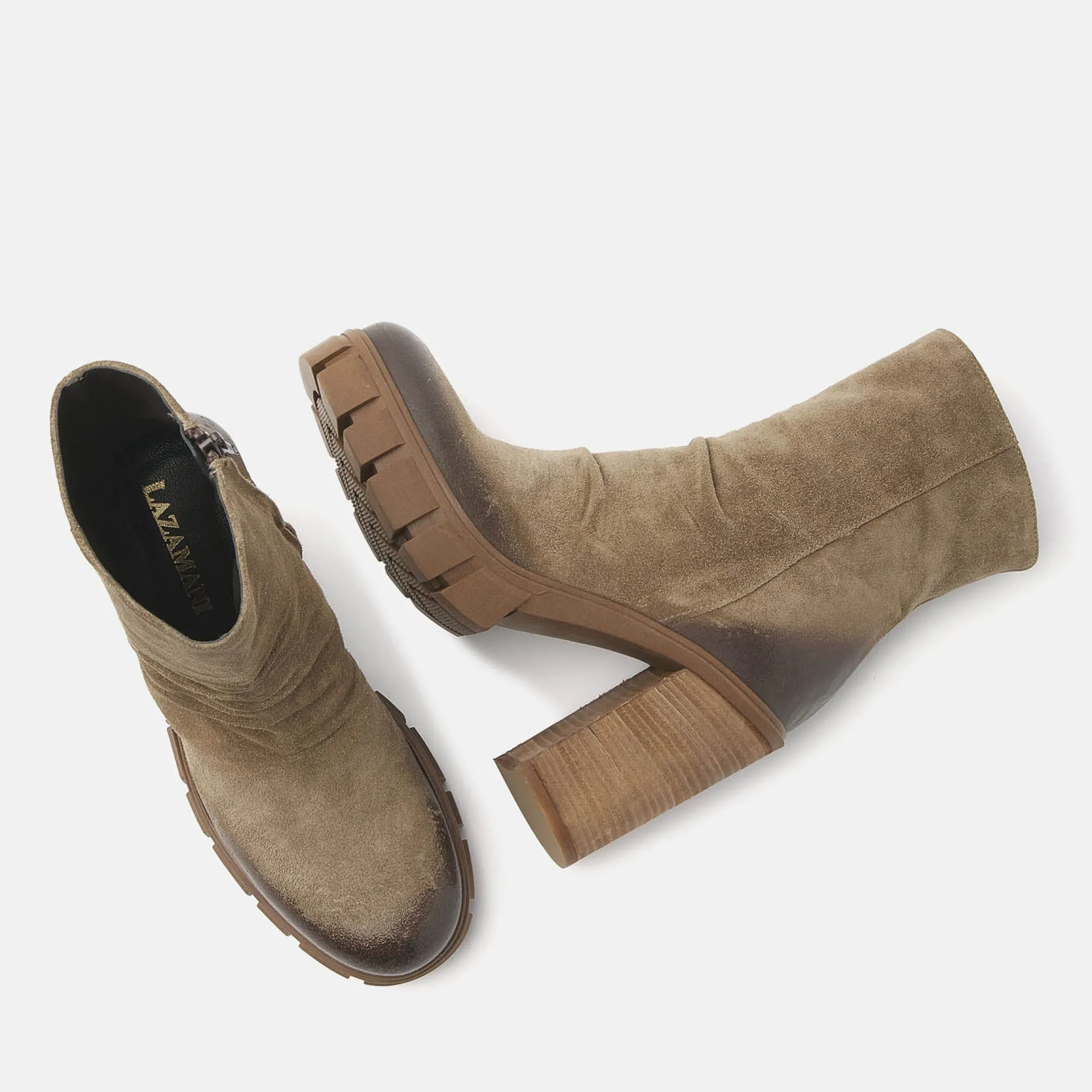 Vrouw Lazamani Boots-Dames Boots 55.099 Sand