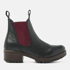 Vrouw Lazamani Chelsea Boots-Dames Chelsea Boots 68.002 Black-Red
