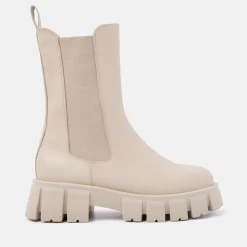 Vrouw Lazamani Chelsea Boots-Dames Chelsea Boots 55.084 Ecru
