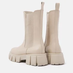Vrouw Lazamani Chelsea Boots-Dames Chelsea Boots 55.084 Ecru