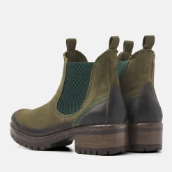 Vrouw Lazamani Chelsea Boots-Dames Chelsea Boots 68.001 Green