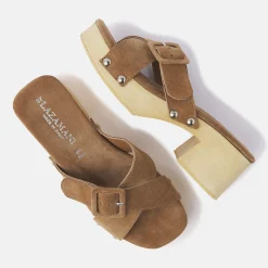 Vrouw Lazamani Clogs-Dames Clogs 31.226 Cuoio