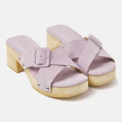 Vrouw Lazamani Clogs-Dames Clogs 31.226 Lilac