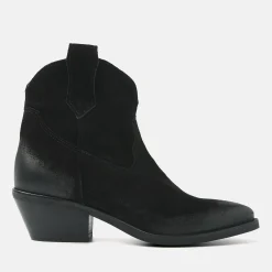 Vrouw Lazamani Enkellaarsjes-Dames Enkellaarsjes 55.103 Black