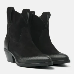 Vrouw Lazamani Enkellaarsjes-Dames Enkellaarsjes 55.103 Black