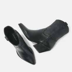 Vrouw Lazamani Enkellaarsjes-Dames Enkellaarsjes 53.596 Black