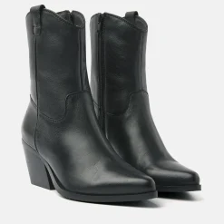 Vrouw Lazamani Cowboy Laarzen-Dames Enkellaarsjes 53.596 Black