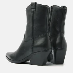 Vrouw Lazamani Cowboy Laarzen-Dames Enkellaarsjes 53.596 Black