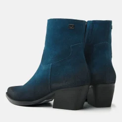 Vrouw Lazamani Cowboy Laarzen-Dames Enkellaarsjes 85.632 Blue