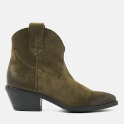 Vrouw Lazamani Cowboy Laarzen-Dames Enkellaarsjes 55.103 Green