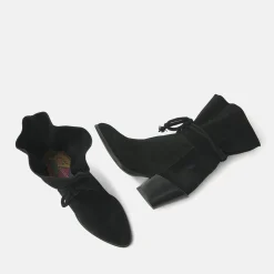 Vrouw Lazamani Enkellaarsjes-Dames Enkellaarsjes 35.118 Nero