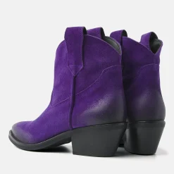 Vrouw Lazamani Enkellaarsjes-Dames Enkellaarsjes 55.103 Purple