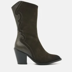 Vrouw Lazamani Cowboy Laarzen-Dames Laarsjes 35.112 Green