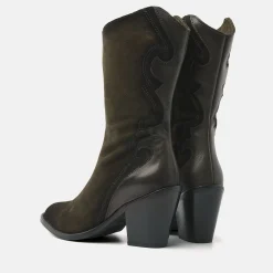 Vrouw Lazamani Cowboy Laarzen-Dames Laarsjes 35.112 Green