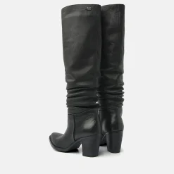Vrouw Lazamani Halfhoge Laarzen-Dames Laarzen 85.610 Black