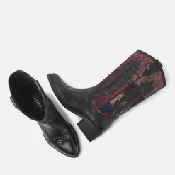 Vrouw Lazamani Halfhoge Laarzen-Dames Laarzen 85.631 Black