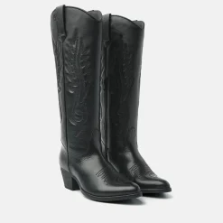 Vrouw Lazamani Cowboy Laarzen-Dames Laarzen 85.604 Black