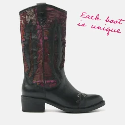 Vrouw Lazamani Cowboy Laarzen-Dames Laarzen 85.631 Black
