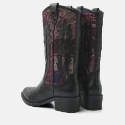 Vrouw Lazamani Cowboy Laarzen-Dames Laarzen 85.631 Black