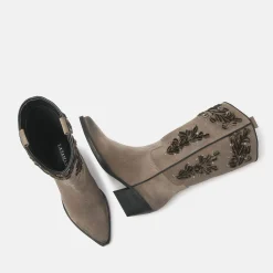 Vrouw Lazamani Halfhoge Laarzen-Dames Laarzen 85.616 Fango