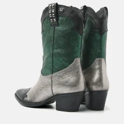 Vrouw Lazamani Halfhoge Laarzen-Dames Laarzen 85.603 Green