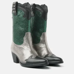 Vrouw Lazamani Cowboy Laarzen-Dames Laarzen 85.603 Green