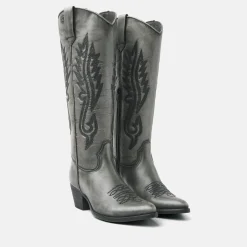 Vrouw Lazamani Hoge Laarzen-Dames Laarzen 85.604 Grey