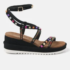 Vrouw Lazamani Sandalen-Dames Sandalen 75.408 Black