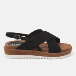 Vrouw Lazamani Sandalen-Dames Sandalen 75.792 Black
