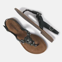 Vrouw Lazamani Sandalen-Dames Sandalen 75.357 Black