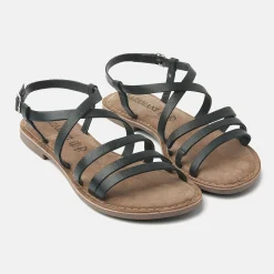 Vrouw Lazamani Sandalen-Dames Sandalen 75.527 Black