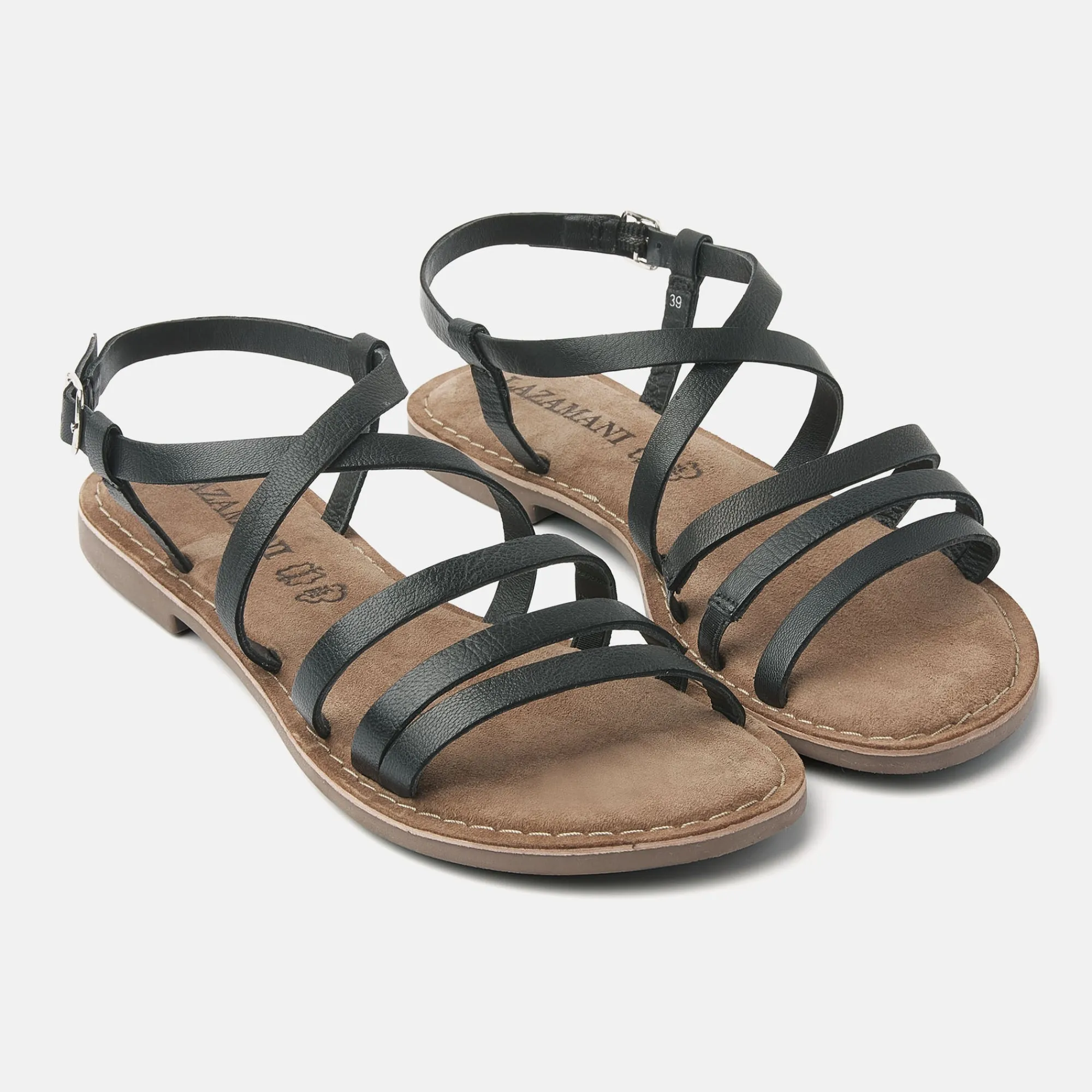 Vrouw Lazamani Sandalen-Dames Sandalen 75.527 Black