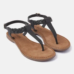 Vrouw Lazamani Sandalen-Dames Sandalen 75.834 Black