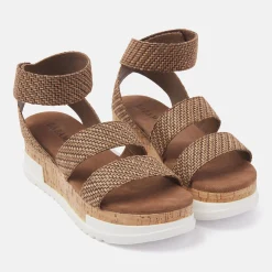 Vrouw Lazamani Sandalen-Dames Sandalen 75.812 Brown