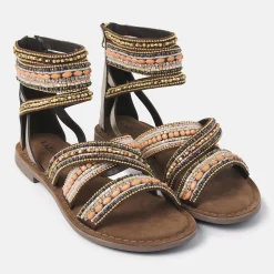 Vrouw Lazamani Sandalen-Dames Sandalen 75.393 Brown