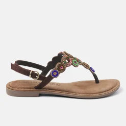 Vrouw Lazamani Sandalen-Dames Sandalen 75.314 Brown Multi