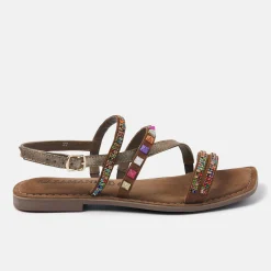 Vrouw Lazamani Sandalen-Dames Sandalen 75.405 Copper