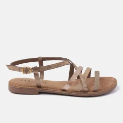 Vrouw Lazamani Sandalen-Dames Sandalen 75.529 Copper