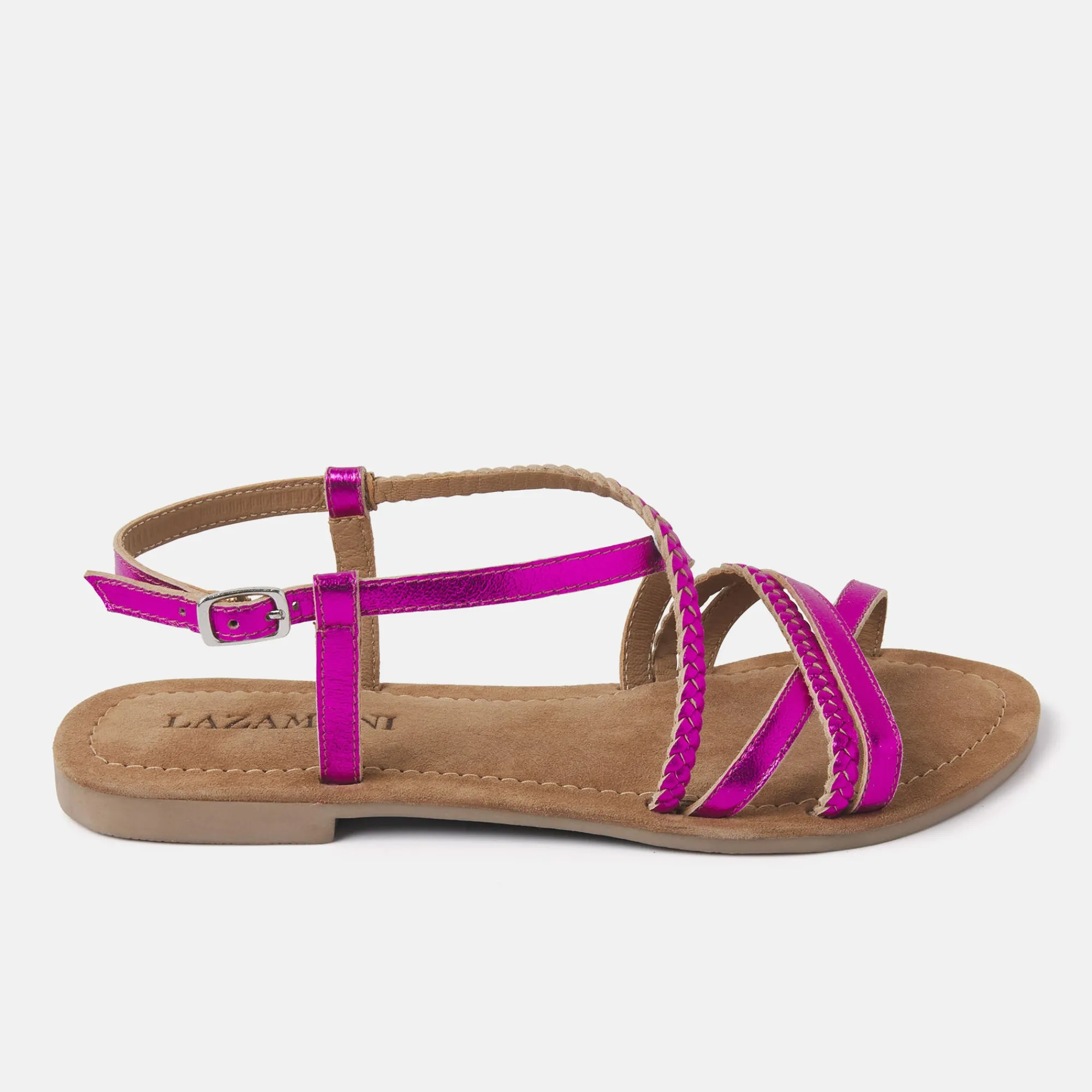 Vrouw Lazamani Sandalen-Dames Sandalen 33.523 Fuxia