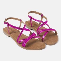Vrouw Lazamani Sandalen-Dames Sandalen 33.523 Fuxia