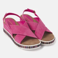 Vrouw Lazamani Sandalen-Dames Sandalen 75.370 Fuxia