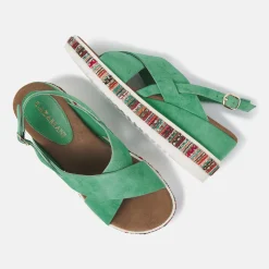 Vrouw Lazamani Sandalen-Dames Sandalen 75.370 Green