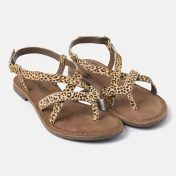Vrouw Lazamani Sandalen-Dames Sandalen 75.311 Leopard
