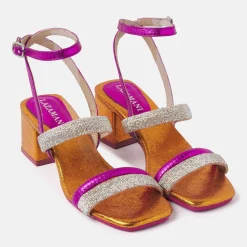Vrouw Lazamani Sandalen-Dames Sandalen 85.563 Orange Multi