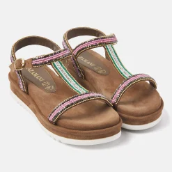 Vrouw Lazamani Sandalen-Dames Sandalen 75.417 Pink Multi