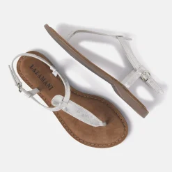 Vrouw Lazamani Sandalen-Dames Sandalen 75.422 Silver